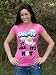 Angry Birds Drop It Like It's Hot Pink Juniors Graphic Tee Shirt