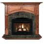 Geneva A Flush Fireplace Mantel in Medium Provincial