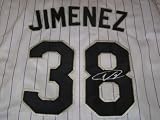 Ubaldo Jimenez Signed Autographed Jersey Colorado Rockies Authentic Certified Coa