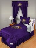 Louisiana State (LSU) Tigers 63L x 82W Coordinating Jersey Mesh Tie Back Drape from The Locker R