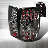 00-06 Chevy Denali Tahoe Led Tail Lights Smoke/Chrome