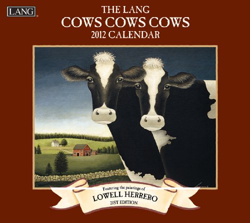 2012 Cows Cows Cows Wall Calendar