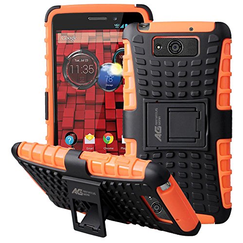 Motorola DROID MAXX / DROID ULTRA XT1080 XT1080M Case - Armatus Gear (TM) Heavy Duty Rugged Hybrid Armor Case Shockproof Tough Cover Protector Dual Layer TPU + Rubberized PC with Kickstand For Motorola DROID MAXX / DROID ULTRA XT1080 XT1080M - Black/