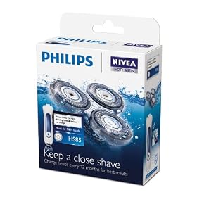 Philips HS85/60 Nivea for Men Shaving Head Unit with Refill Lotion Cartridge