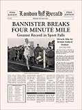 Four Minute Mile - Art Print Poster 12 x 16