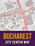 Bucharest, Romania City Center Street Map