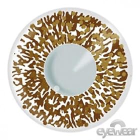 Hazel Glimmer Fashion Contact Lenses..FREE Lens Storage Case