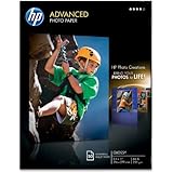 HP Glossy Advanced Photo Paper for Inkjet, 8.5 x 11 Inches, 50 Sheets (Q7853A)