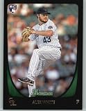 2011 Bowman Draft Baseball Card # 90 Alex White RC - Cleveland Indians (RC - Rookie Card) MLB Trading Card in Screwdown Case!