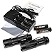 Solaray Portable Mini LED Tactical Flashlights – Super Bright Mini-Pro 1 Series Kit – High Lumen, 3 Light Modes, Attached Belt Clip – Batteries and Charger Included