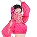 BellyLady Belly Dance Tribal Face Veil With Beads, Valentine's Gift Idea