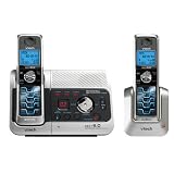 VTech 6042 DECT 6.0 Two-Handset Cordless Phone System with Digital Answering Device and Caller ID
