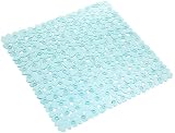 InterDesign Pebblz Shower Mat, Blue