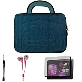 Blue Denim eBigValue Protective Hard Nylon Cube Carrying Case with Handles  ....