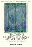 Teaching Critical Thinking in Psychology: A Handbook of Best Practices