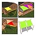 Cool Area Triangle 9 Feet 10 Inches Sun Shade Sail, UV Block Fabric Sail Perfect for Outdoor Patio Garden Swimming pools in Color Sand