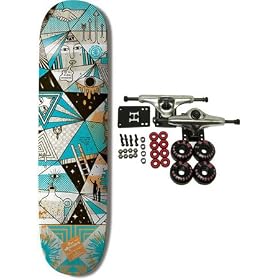 ELEMENT Mountain Blue Triangles COMPLETE SKATEBOARD by 