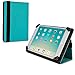 Cooper Cases (TM) Infinite Samsung Galaxy Tab 4 Nook (Barnes & Noble) Tablet Folio Case in Turquoise Green (Universal Fit, Pleather Exterior, Foldout Stand, Elastic Strap Closure)