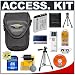 Kodak EasyShare Soft Case with 4GB Card + KLIC-7004 Battery + Tripod + Cameta Bonus Accessory Kit for M1033, V1073 & V1273 Digital Cameras