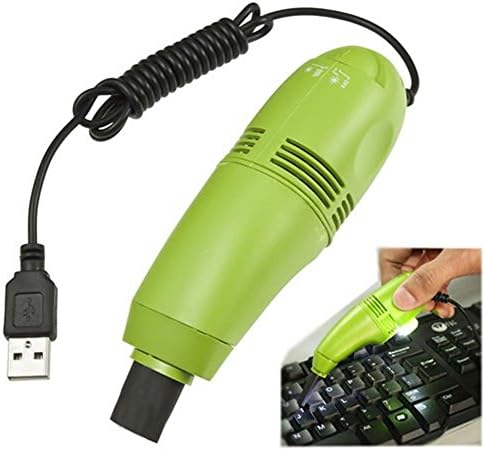 Mini USB Laptop Keyboard Cleaner Dust Collector Green