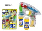 LED Bubble Gun - Funny Play Set - Battery Operated - Background Design may vary