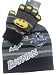 Search : Batman Hat & Gloves Winter Set Black/Gray