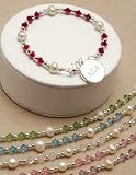 Blue Greek Circle of Friendship Bracelet