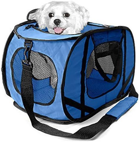 Sport Pet Pop Open Pet Carrier for up to 20 Pound Pet- Blue by Sportpet Designs