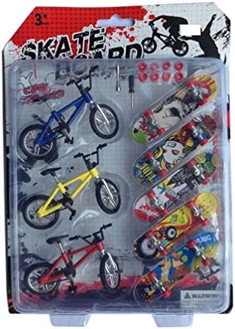Mini Finger Board Sports Skateboard with Endoluminal Metallic Stents educational Finger Toy 3 Bicycles 5 Skateboards