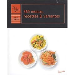 365 menus recettes et variantes