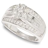 1 ctw White Gold Eternal Bouquet Wedding Set 51e0KFa%2BQwL. SL160 1 ctw White Gold Eternal Bouquet Wedding Set