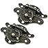 uxcell&reg; Cabinet Furniture Hardware Bronze Tone Antique Style Latch Pack of 2