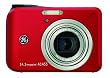 GE A1455 14MP Digital Camera with 5X Optical Zoom and 2.7-Inch LCD with Auto Brightness (Red)