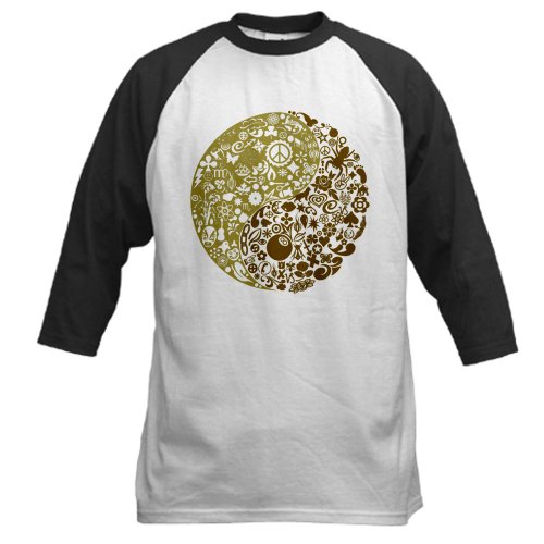 Artsmith, Inc. Baseball Jersey Symbolic Yin Yang
