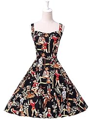 Vintage Cotton Sweetheart Cocktail Homecoming Dress/Party Dress/Wedding Dress  With a Sash 