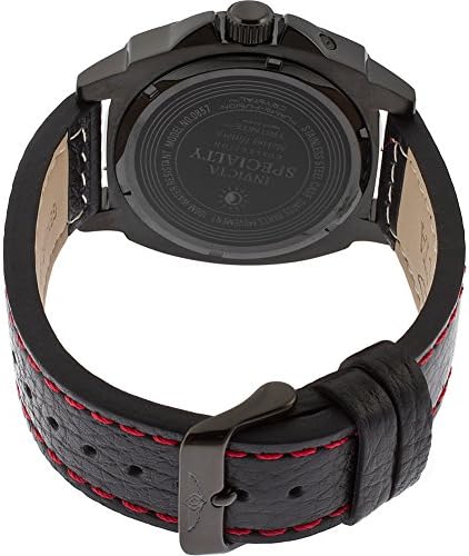 Invicta Watches Mens Specialty Genuine Leather Band Watch