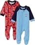 Gerber Multi-Sport Blanket Sleepers Two Pack, Mid Blue, 0-6 Months