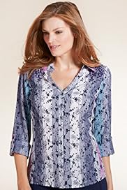 Per Una Pure Cotton Floral Striped Shirt