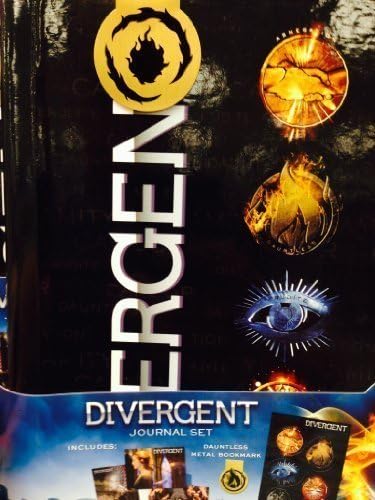 Divergent Book - "3 Postcards, 5-Piece Sticker Sheet and Bookmark Pin" Journal Set