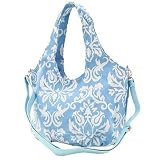 Belvah Damask Canvas Hobo Handbag (Blue) Reviewed