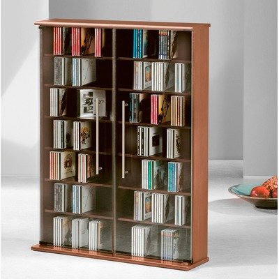VCM 42047 VCM CD/DVD-Turm \"Mezzano\" f&uuml;r 300 CDs, kirschbaum Preisvergleich