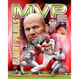Albert Pujols 2009 NL MVP Collage 8x10 Photo