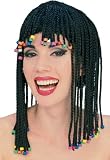 Cornrow Wig In Black - Adult Std.
