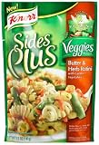 Knorr Sides Plus Veggies, Butter & Herb Rotini with Garden Vegetables, 5.0-Ounce Pouches (Pack of 12)