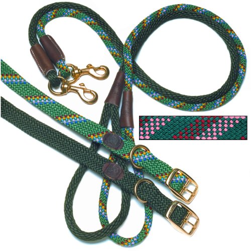 Mendota Double-braid Collar 1 Inch W Up To 21 Inch - Parfait