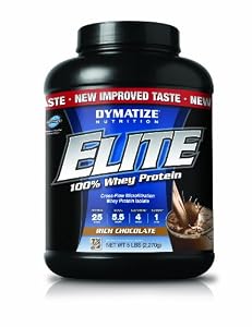 Dymatize Nutrition Elite Whey Shake, Rich Chocolate, 5 Pound