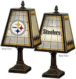 Hnd-pntd Sports Table Lamp 14.5hx7.5sqr Steelers
