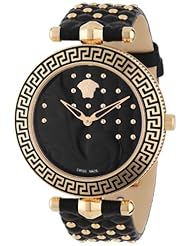 Versace Womens VK7030013 Vanitas Rose Gold Ion-Plated Coated Stainless Steel Interchangeable Straps Watch Set