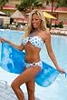 Blue Polka Dot Cover Up Sarong: Swimwear Sarong Only