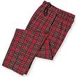 Cozy plaid 100% cotton flannel lounge pants